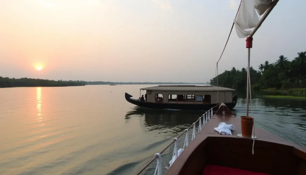 Ashtamudi Lake houseboat cruise image