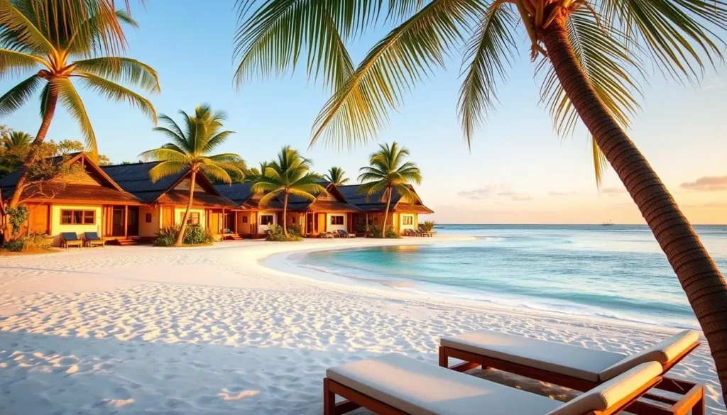 Beachfront resort with traditional Filipino-style cottages on Bounty Beach, Malapascua Island Beachfront resort with traditional Filipino-style cottages on Bounty Beach, Malapascua Island