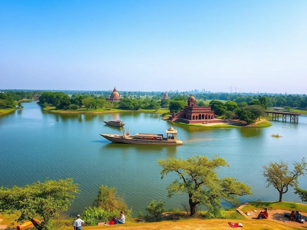 Bijoy Singh Dighi, a historic pond in Feni Bangladesh
