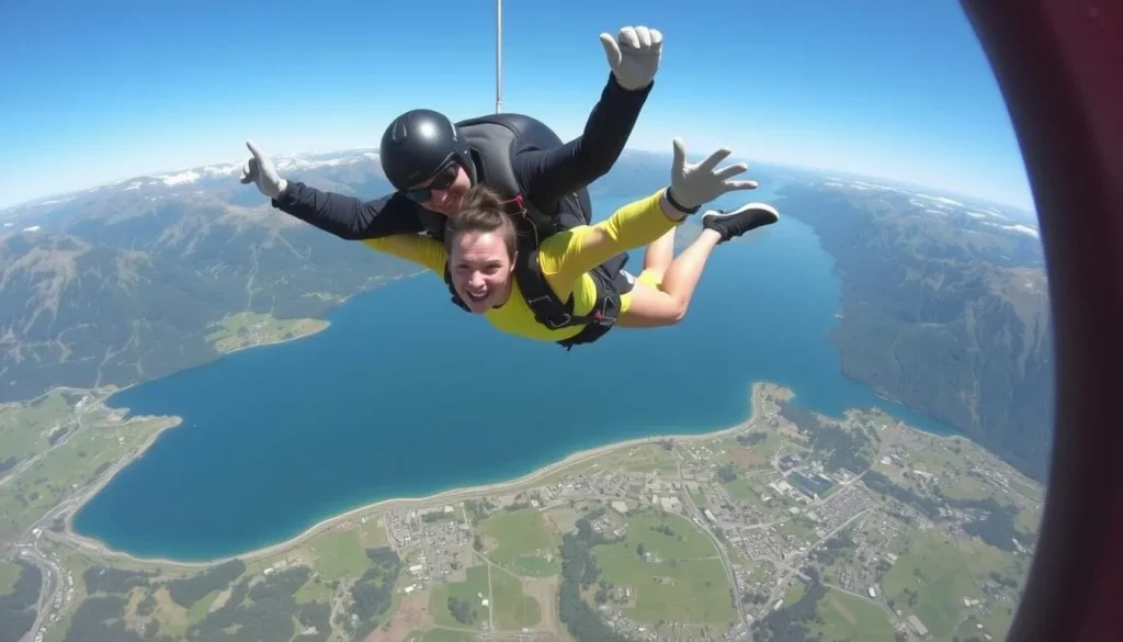 Book your skydiving experience in Voss, Norway