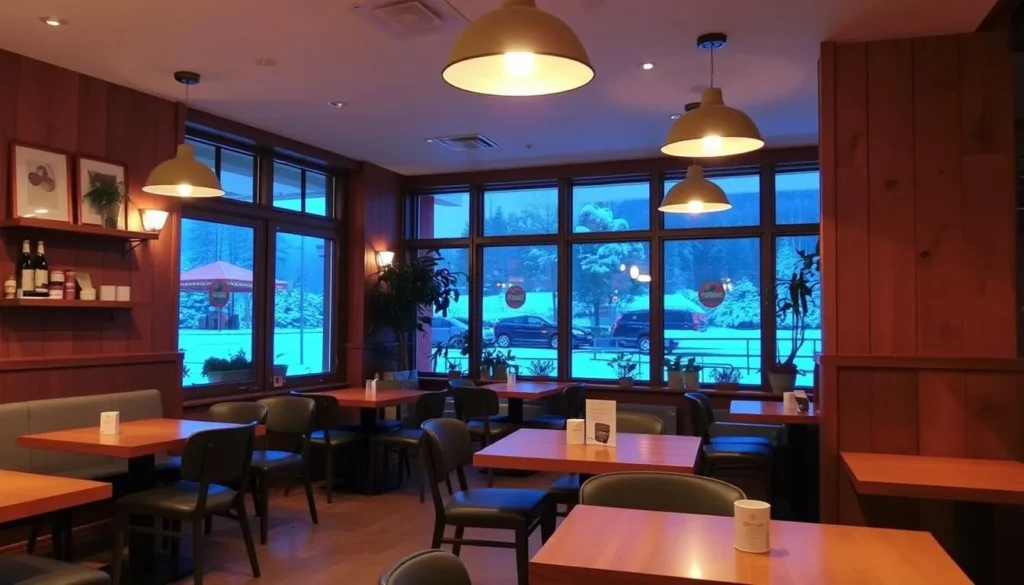 Cafe Viskan Boras interior with a cozy atmosphere