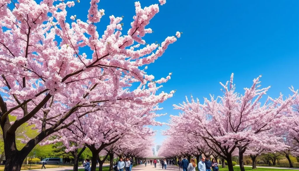 Cherry blossoms in full bloom at Ueno Park in Tokyo, one of the best things to do in Tokyo Japan during spring Cherry blossoms in full bloom at Ueno Park in Tokyo, one of the best things to do in Tokyo Japan during spring