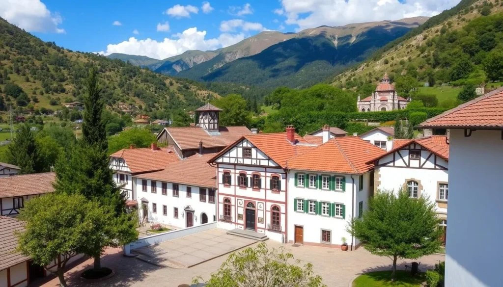 Colonia Tovar image with traditional German architecture and mountainous landscape