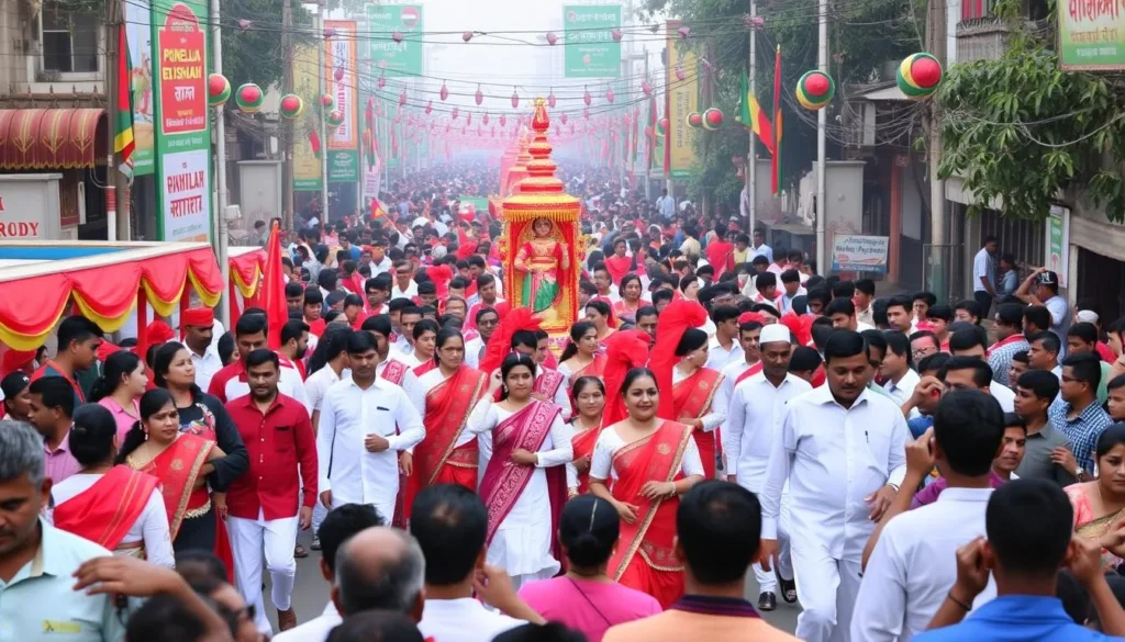 Colorful Pohela Boishakh celebration in Chattogram with traditional procession and performances
