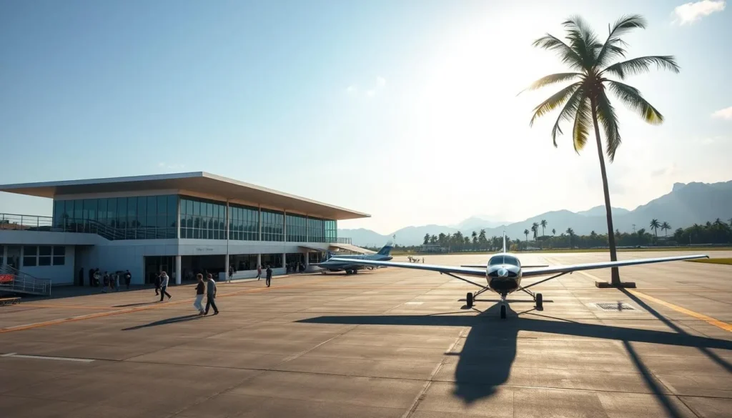 Cox's Bazar Airport with planes and travelers, the gateway to Bangladesh's premier beach destination