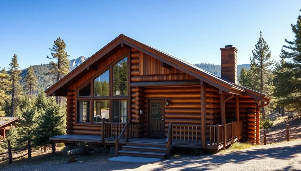 Cozy cabin accommodation near Big Bear Lake with mountain views Cozy cabin accommodation near Big Bear Lake with mountain views