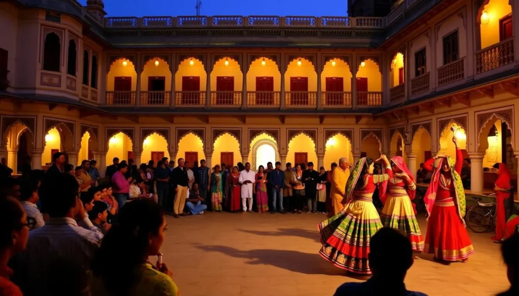 Cultural dance performance at Bagore Ki Haveli, a cultural highlight among the best things to do in Udaipur Rajasthan