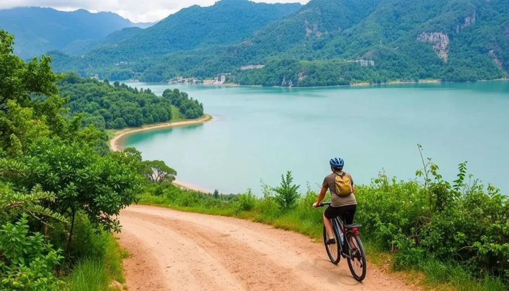 Discover cycling routes at Macha Lake
