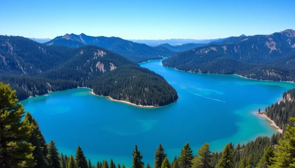 Emerald Bay State Park viewpoint overlooking Fannette Island Emerald Bay State Park viewpoint overlooking Fannette Island