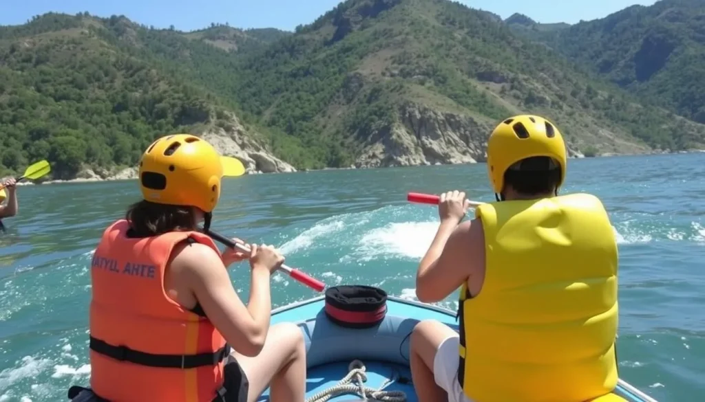 Enjoy water activities at Chitgar Lake