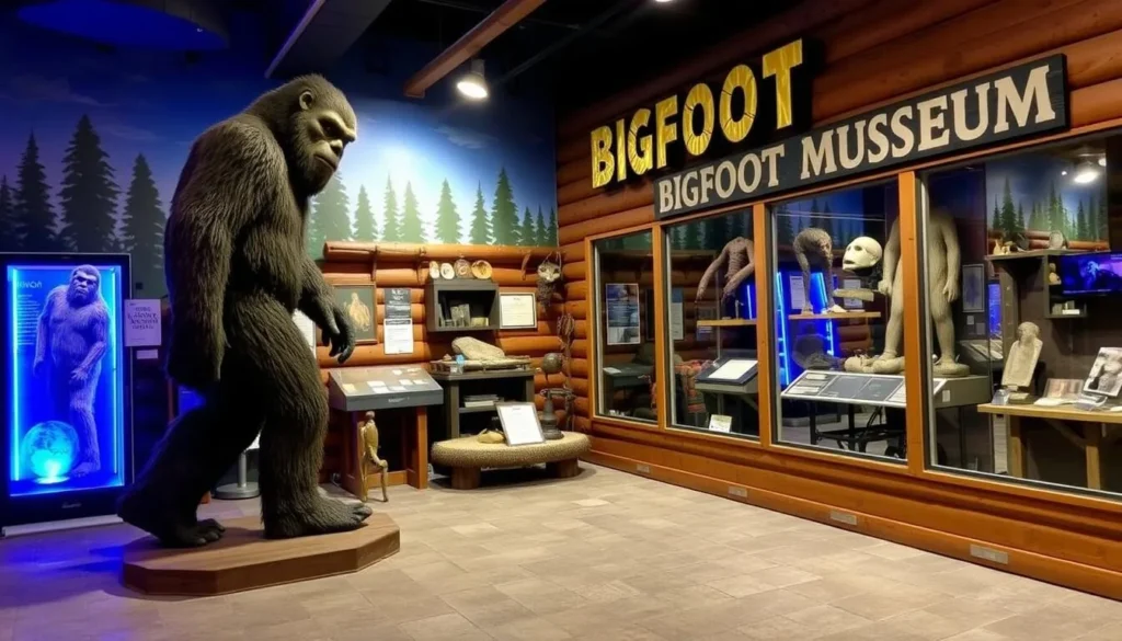Expedition: Bigfoot Museum exhibits in Cherry Log, GA