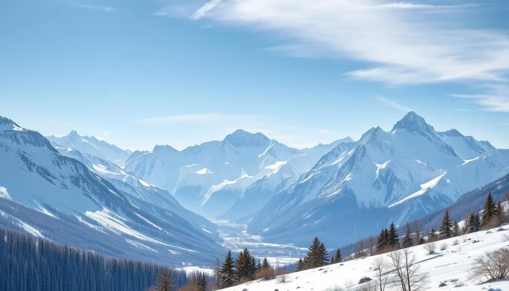 Experience the majestic Kierkevagge Mountains in winter