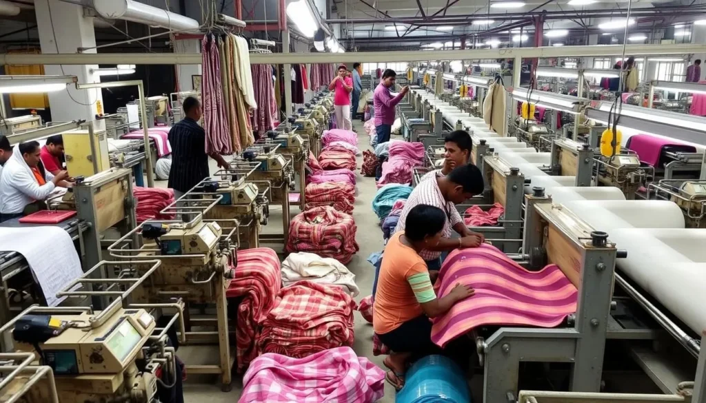 Experience the vibrant textile industry of Solapur through a factory tour.