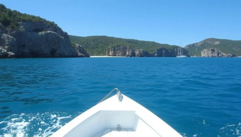 Explore Ilha do Frances and its surrounding islands with a guided boat tour