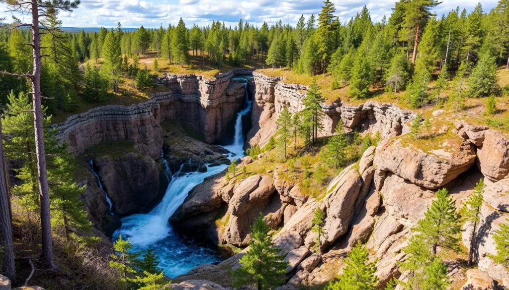 Explore Kruununpuisto Park's stunning landscapes and geological wonders.