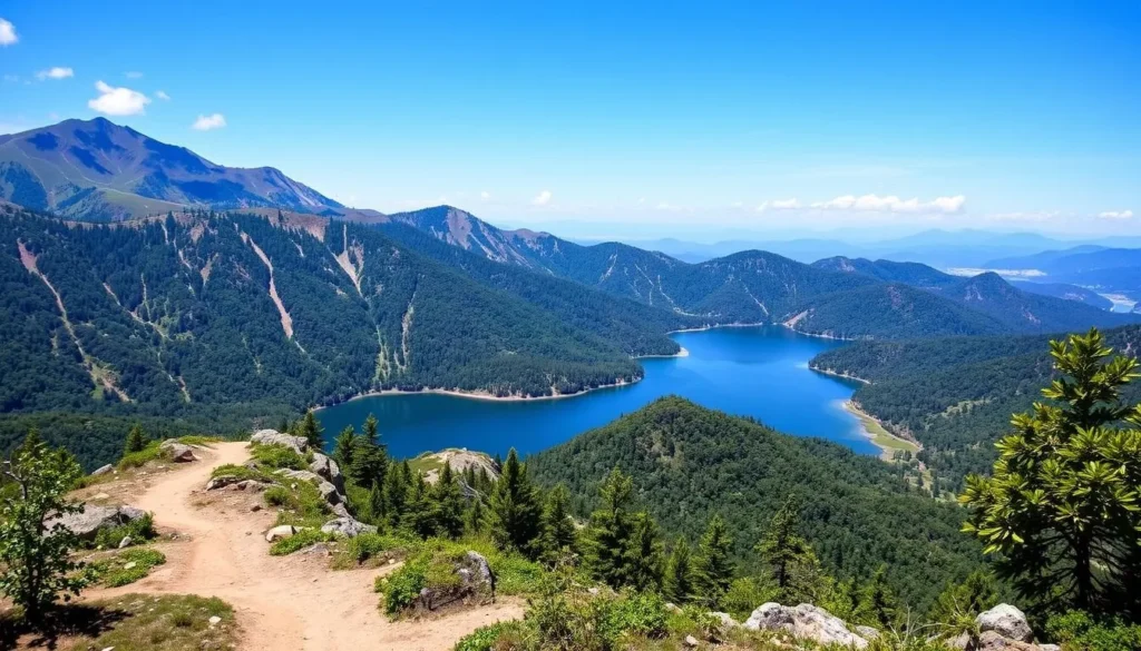 Explore hiking trails around Macha Lake