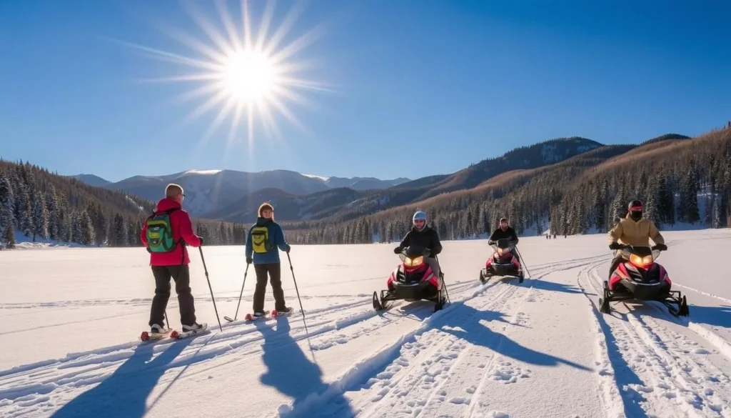 Explore snowshoeing and snowmobiling adventures in Hesperus, Colorado