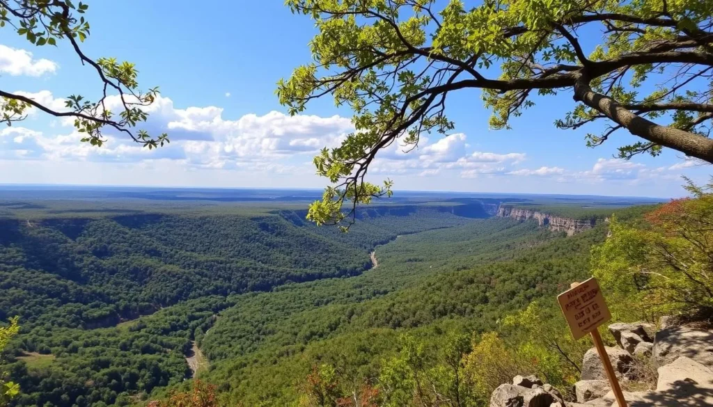 Explore the breathtaking Petit Jean River Valley