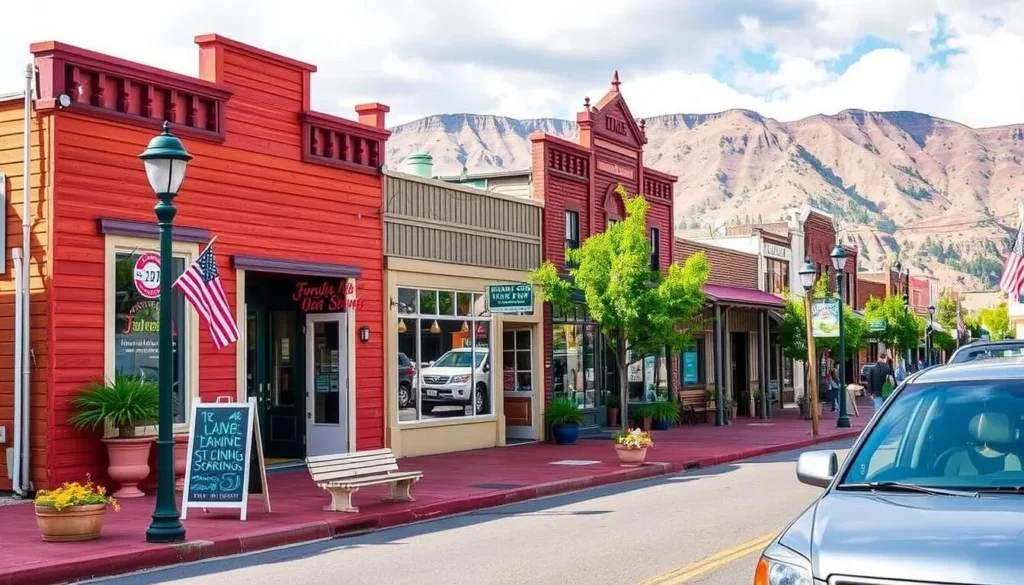 Explore the historic downtown area of Lava Hot Springs