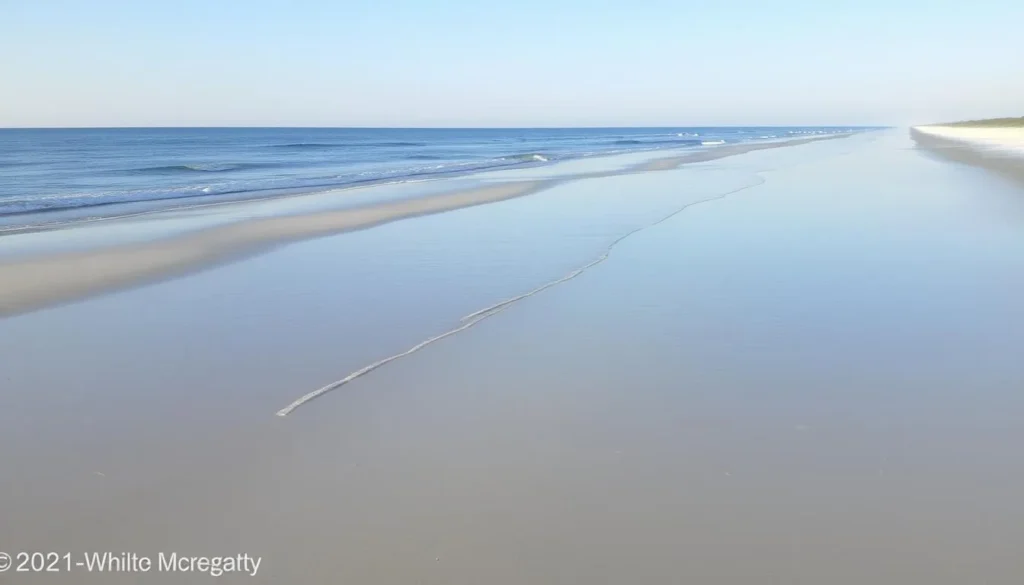 Explore the serene beaches of Pea Island, North Carolina