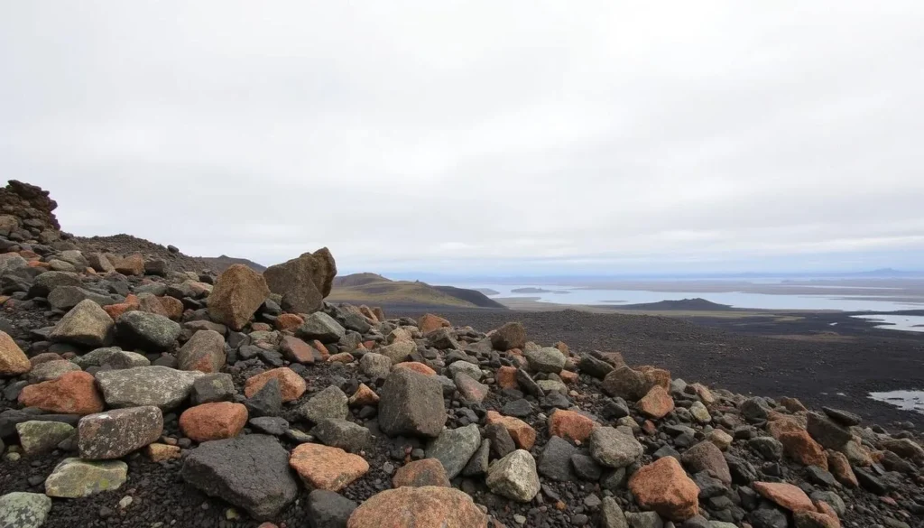 Explore the unique volcanic landscape of Alnön island, Sweden, with its ancient rocks and minerals.