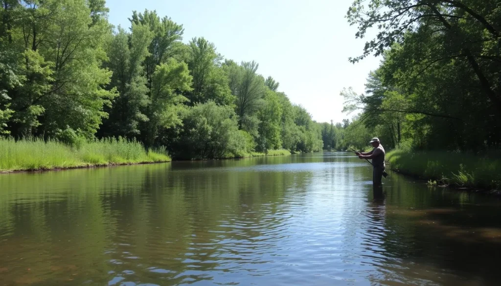 Fishing at Billingsley Creek in Thousand Springs State Park