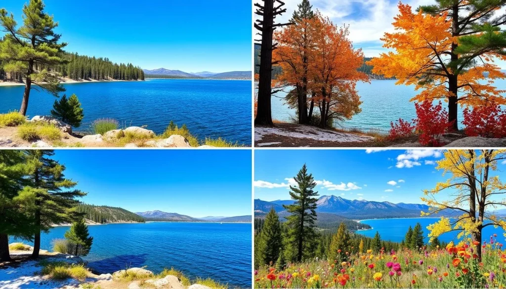 Four seasons collage of Big Bear (East Shore), California: Best Things to Do - Top Picks