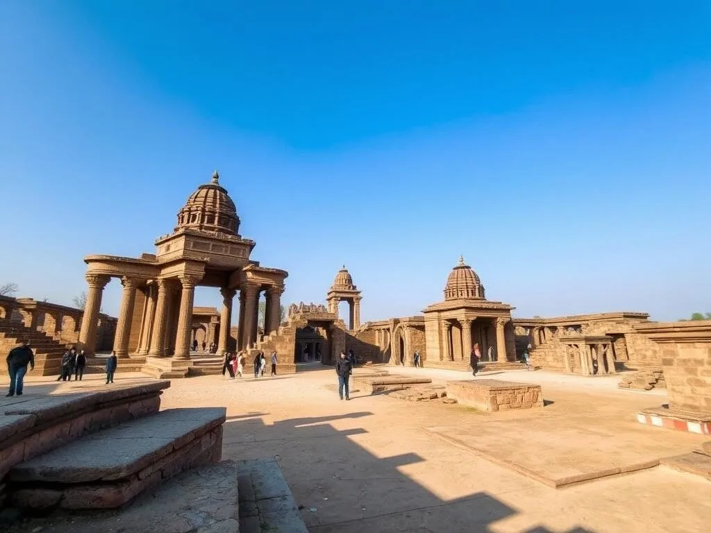 Gaur Bangladesh ruins during winter season with perfect weather for exploration Gaur Bangladesh ruins during winter season with perfect weather for exploration