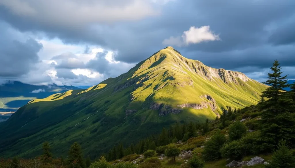 Gaustatoppen mountain near Rjukan