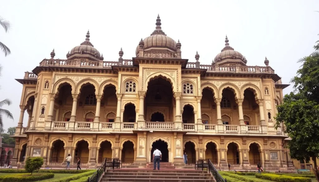 Generate an image of Bara Kaman, a majestic monument with 12 arches in Bijapur.