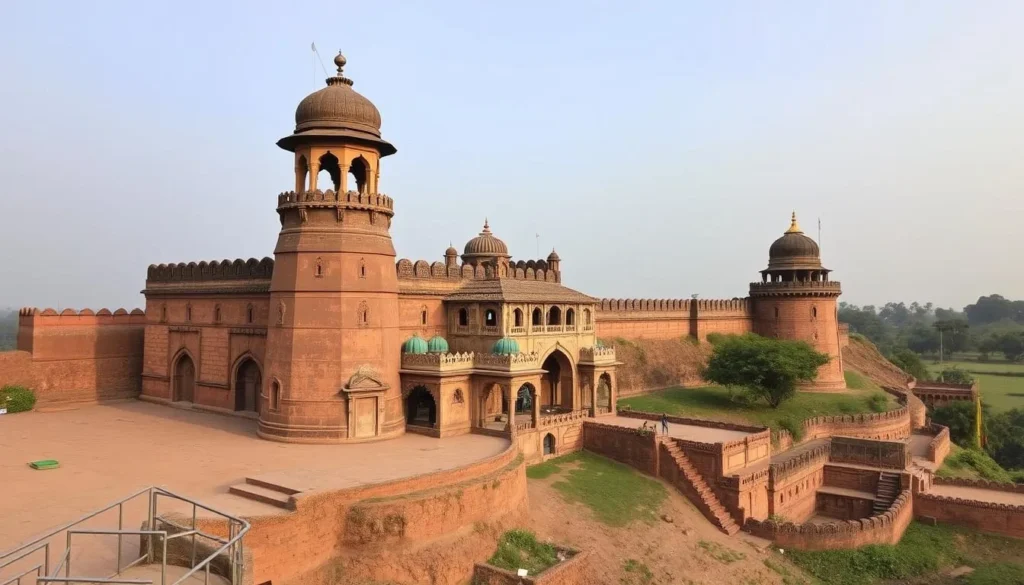 Generate an image of Bhuikot Fort, Solapur, showcasing its architectural grandeur and historical significance.