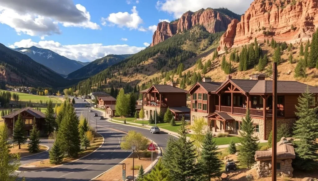 Generate an image of Eldora Mountain Resort's location along Canyon Boulevard