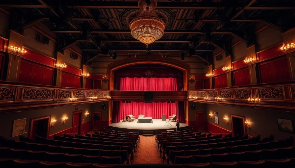 Generate an image of Jackson's Lane Theatre's interior