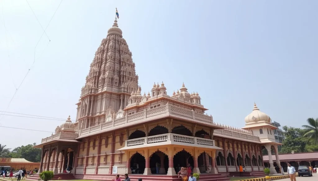 Generate an image of Morya Gosavi Ganpati Mandir in Chinchwad
