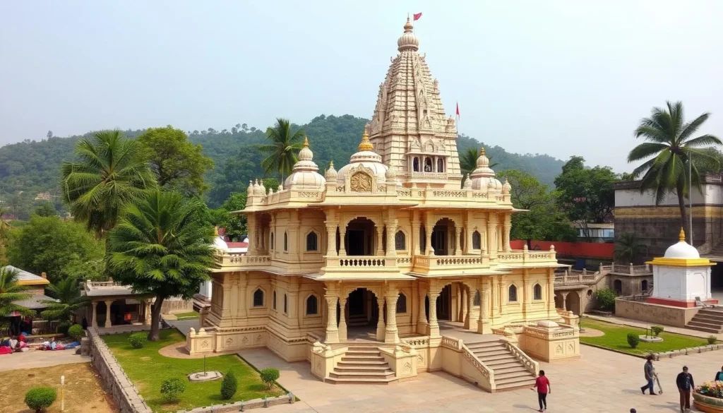 Generate an image of Shri Mahavir Jain Temple in Nigdi