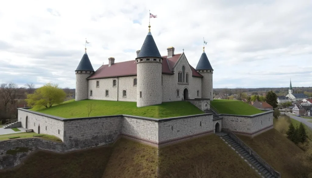 Generate an image of Skansen Kronan fortress in Gothenburg, Sweden, showcasing its 17th-century architecture.