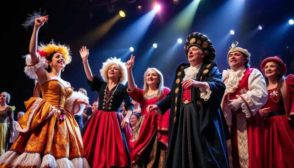 Generate an image of a Tri-Cities Opera performance. Generate an image of a Tri-Cities Opera performance.