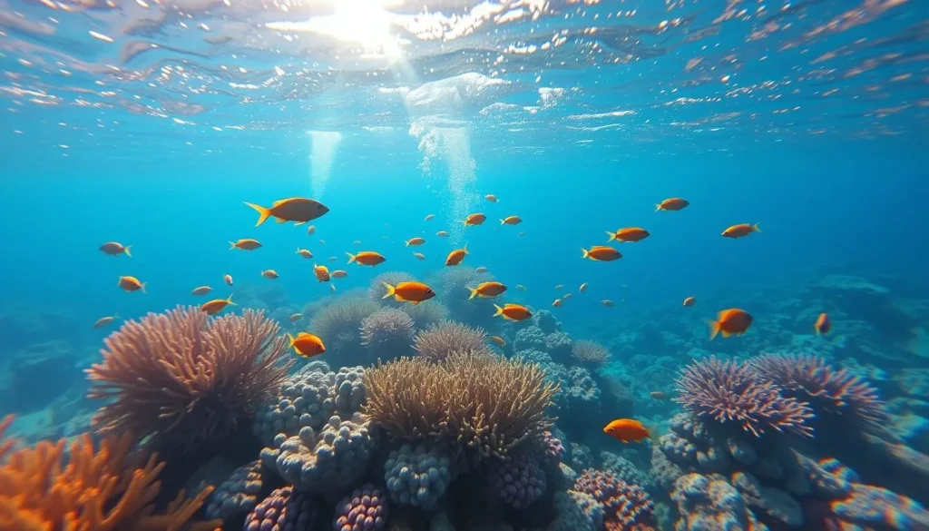 Generate an image of diving at Fahaheel Waterfront