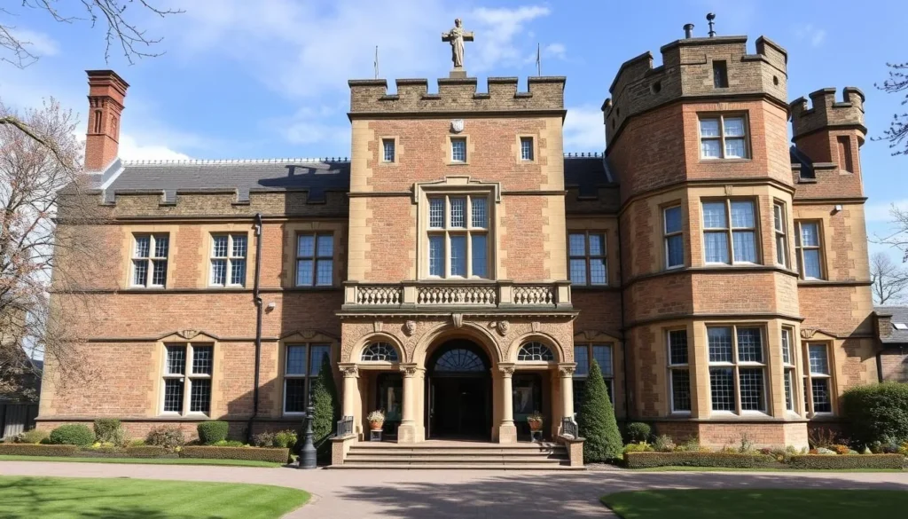 Generate an image of the Bruce Castle Museum's facade.
