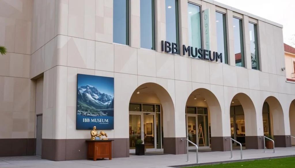 Generate an image of the Ibb Museum's exterior or a notable exhibit.