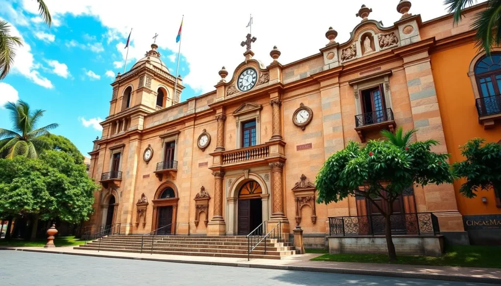 Generate an image of the Museo Inka's exterior, showcasing its colonial architecture and historic significance.