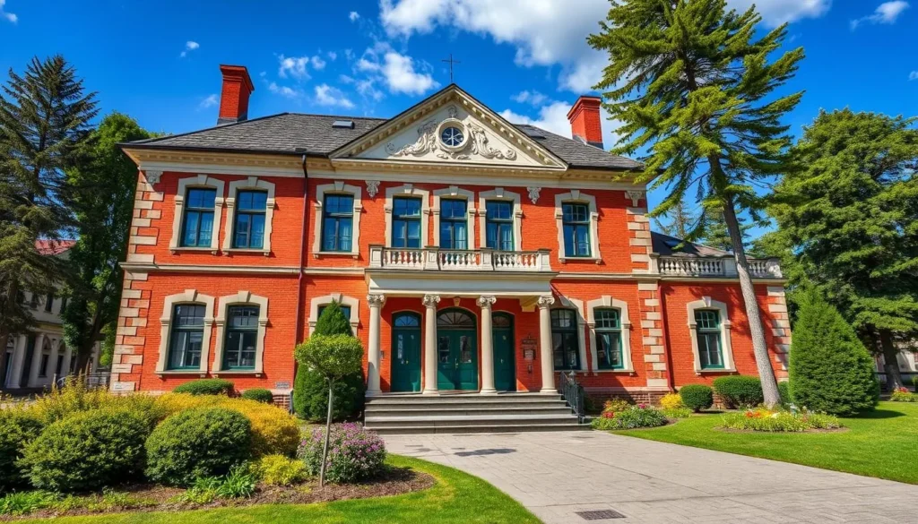Generate an image of the Old Kuopio Museum's historic building facade.