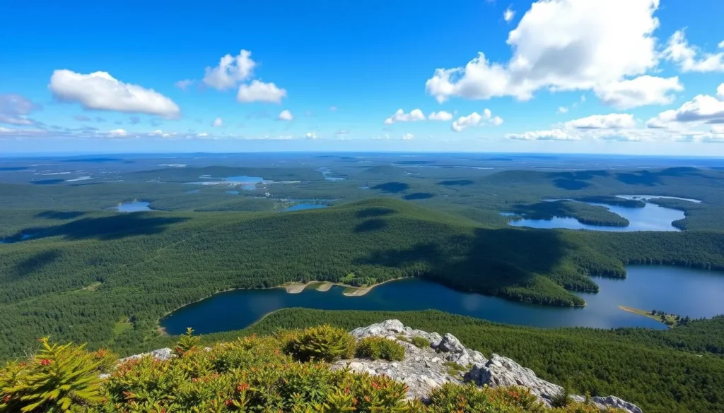 Generate an image of the Ukko Koli viewpoint in Koli National Park