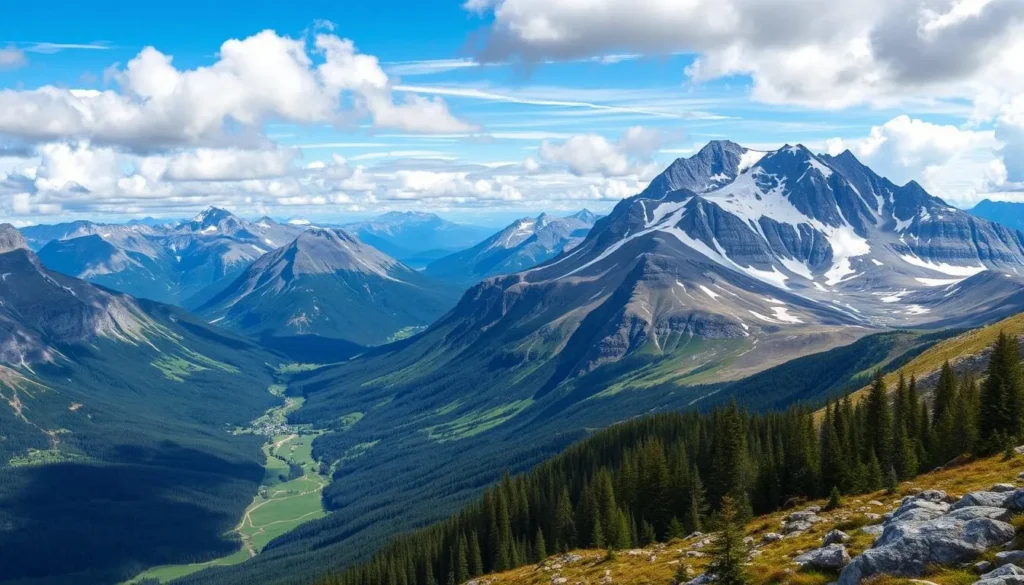 Generate an image of the scenic views near Kebnekaise Mountain Range, Sweden.