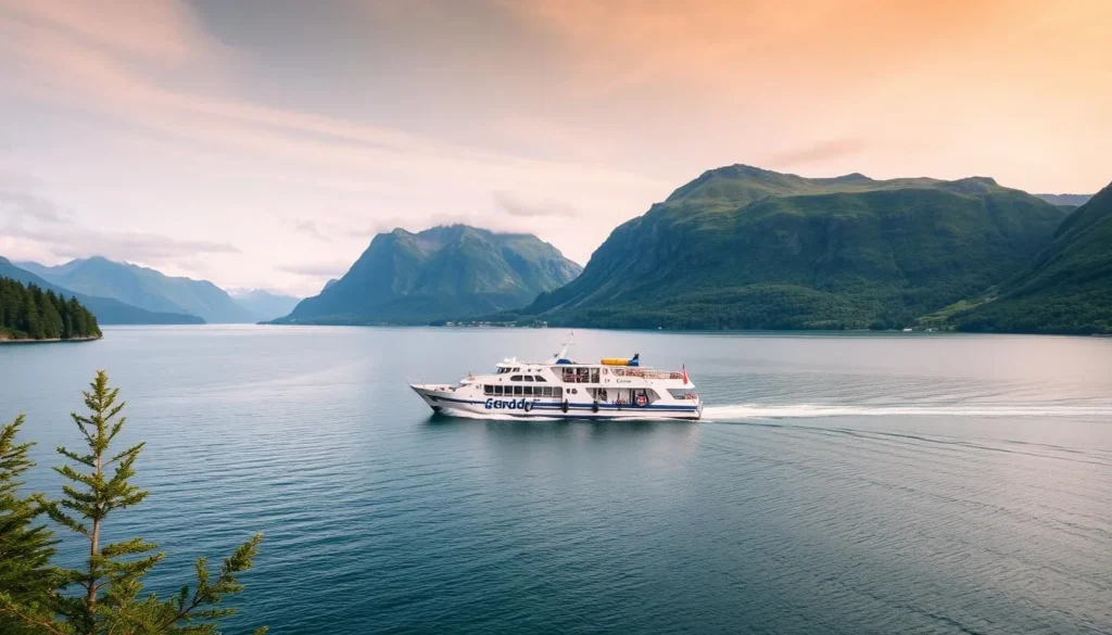 Gjendebåten ferry service across Lake Gjende