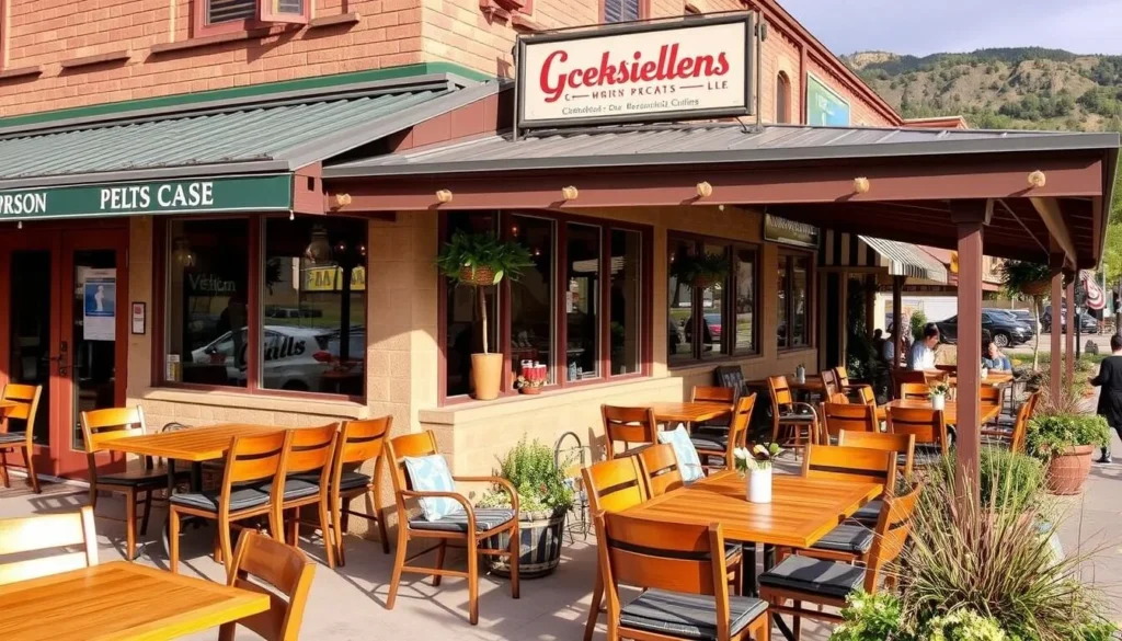 Glenwood Springs restaurants with outdoor seating and local cuisine