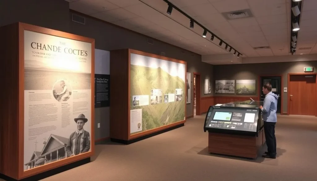 Grande Cache Tourism & Interpretive Centre with exhibits on local history and culture