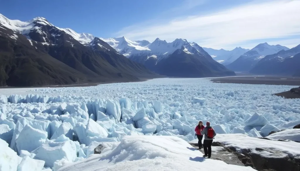Guided glacier hike in Jostedalsbreen, Norway