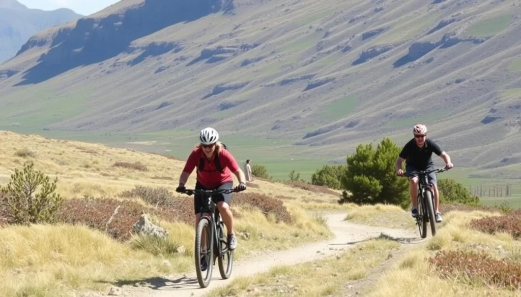 Guided mountain biking tours near Rondane