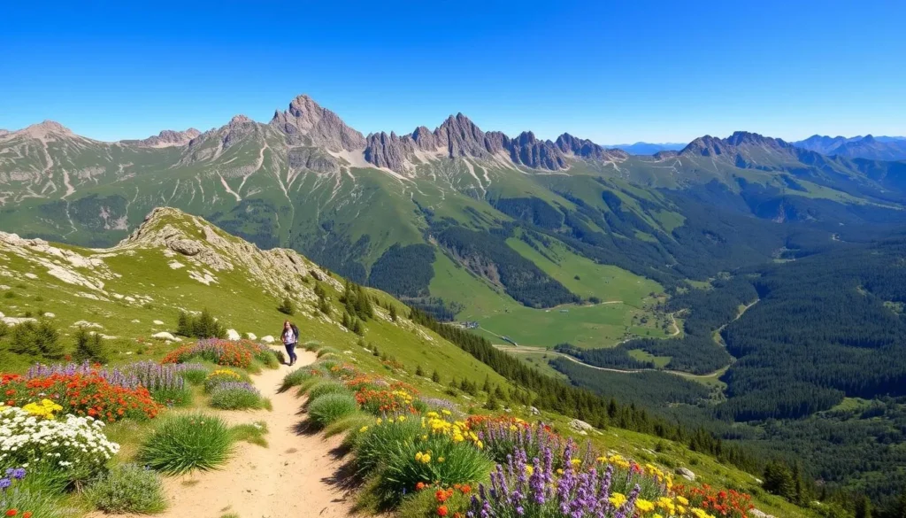Hiking in the Provence Alps, France